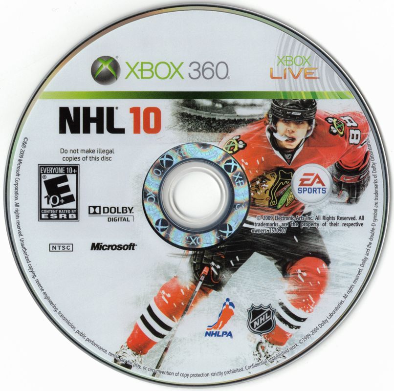 NHL 10 | Xbox 360 | physical media | region=North America | source-country=United States | zypher-v2 | moby-90c6edce3ed5 | Data by MobyGames.com