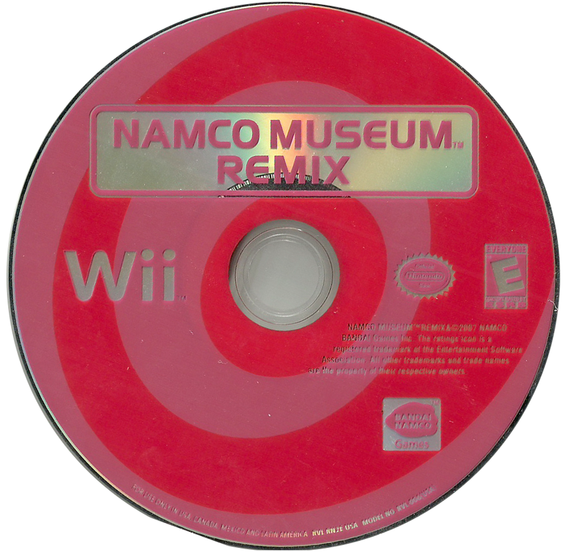 Namco Museum Remix | Wii | physical media | region=North America | source-country=United States | zypher-v2 | moby-541d880a71b2 | Data by MobyGames.com