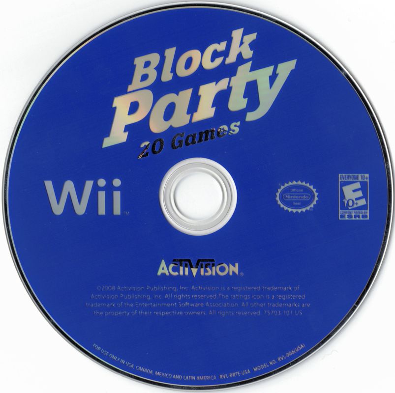 Block Party | Wii | physical media | region=North America | source-country=United States | zypher-v2 | moby-02596fc49db3 | Data by MobyGames.com