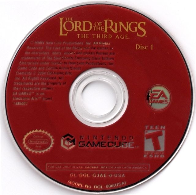 The Lord of the Rings: The Third Age | GameCube | physical media | region=North America | source-country=United States | zypher-v2 | moby-53dde51278b2 | Data by MobyGames.com