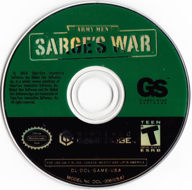 Army Men: Sarge's War | GameCube | physical media | region=North America | source-country=Canada,Mexico,United States | zypher-v2 | moby-af7bef4cc5d4 | Data by MobyGames.com