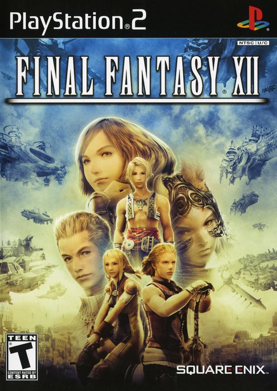 Final Fantasy XII PlayStation 2 cover featuring Vaan and the Judges