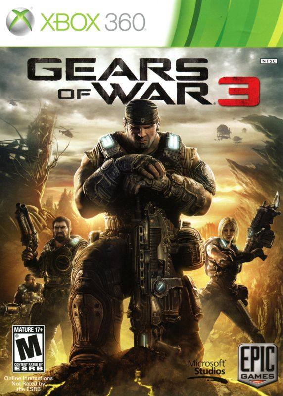 Complete Gears of War 3 Xbox 360 retail box front