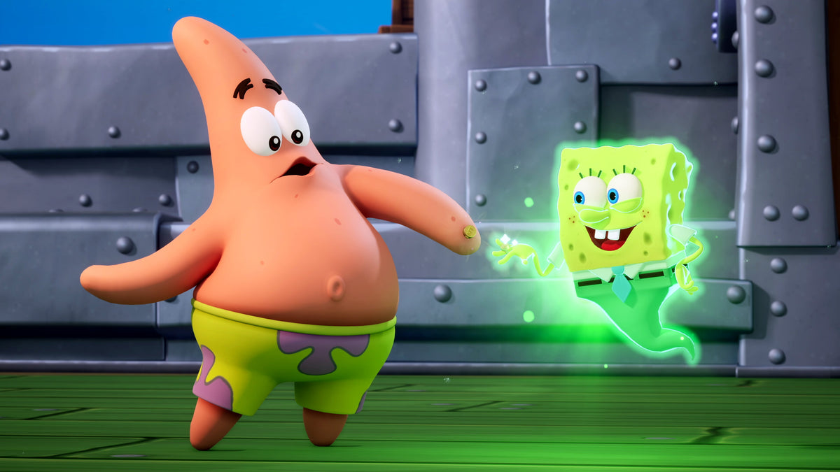 SpongeBob and Patrick in Titans of the Tide on Nintendo Switch