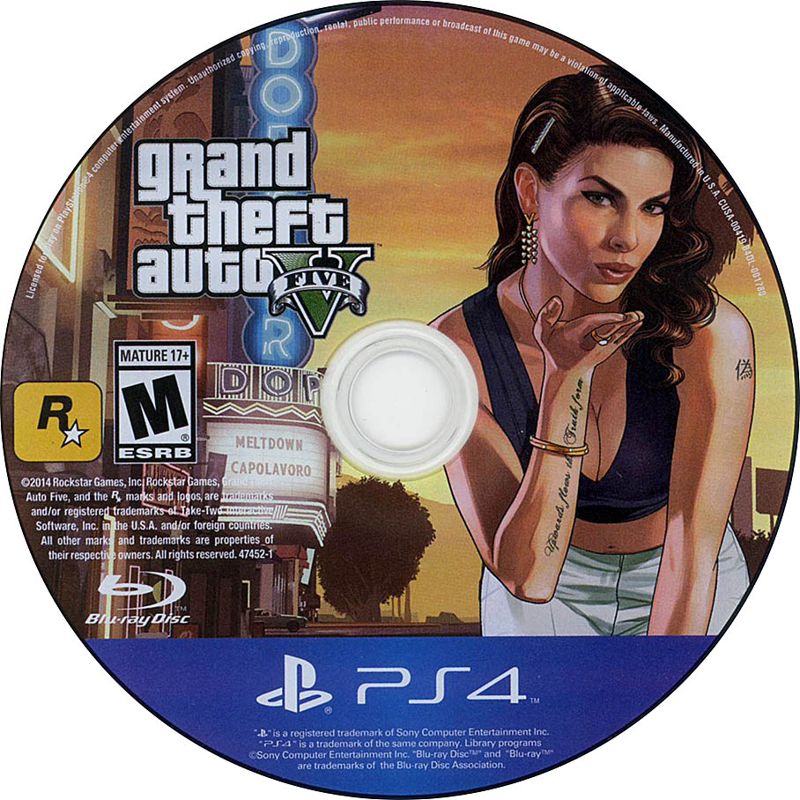 Physical PlayStation 4 game media representing physical video game ownership