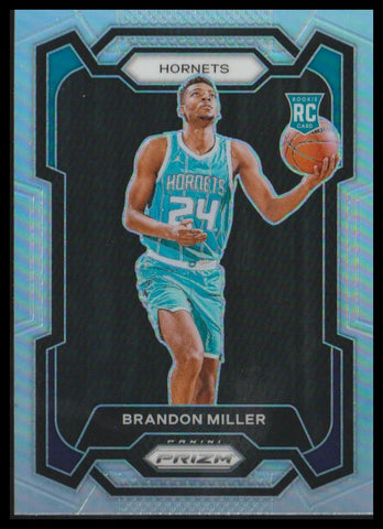 2023-24 Panini Prizm #152 Brandon Miller Prizms Silver