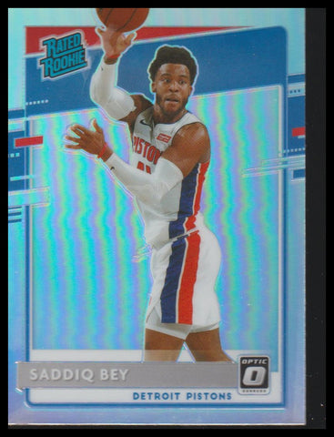 2020-21 Donruss Optic #169 Saddiq Bey Holo