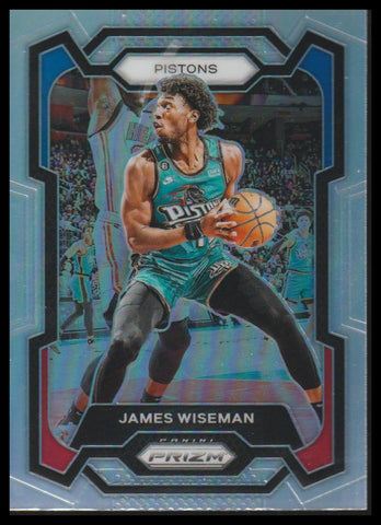 2023-24 Panini Prizm #86 James Wiseman Prizms Silver