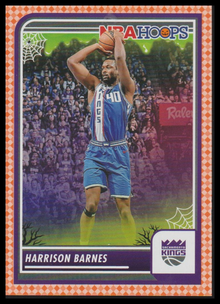 2023-24 Hoops Haunted Hoops #196 Harrison Barnes Orange