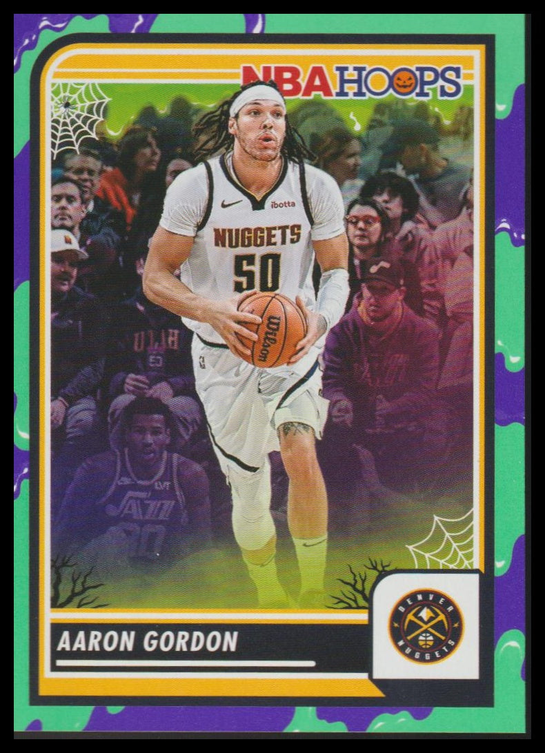 2023-24 Hoops Haunted Hoops #132 Aaron Gordon Slime