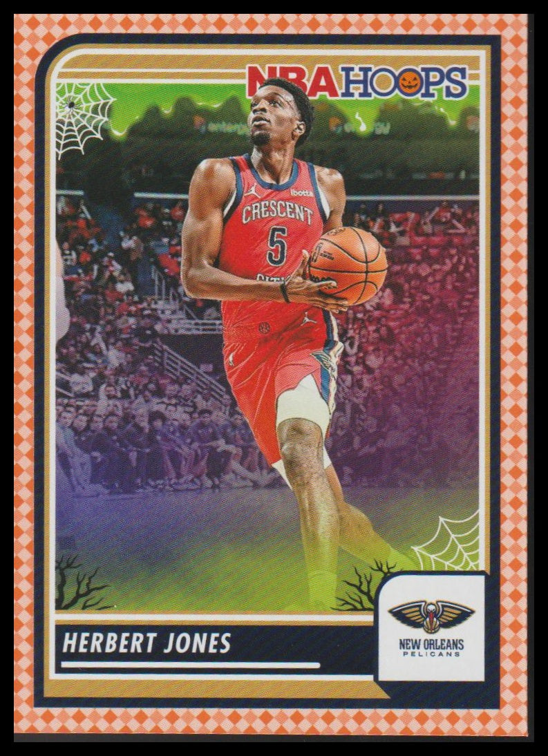 2023-24 Hoops Haunted Hoops #197 Herbert Jones Orange