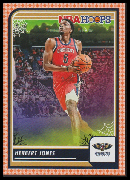 2023-24 Hoops Haunted Hoops #197 Herbert Jones Orange