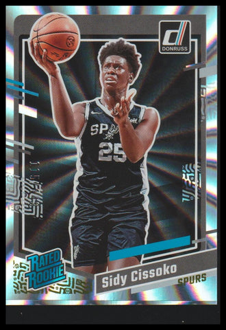 2023-24 Donruss #223 Sidy Cissoko Laser Holo #/149