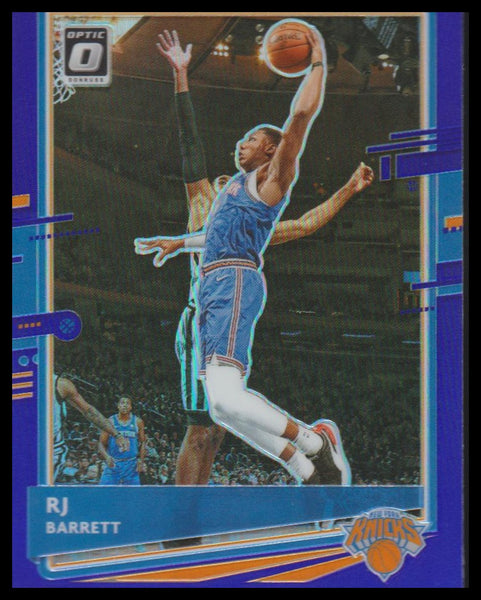 2020-21 Donruss Optic #62 RJ Barrett Purple