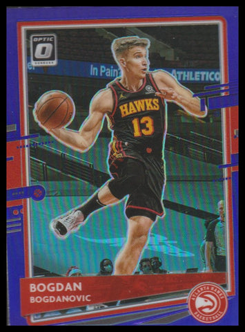 2020-21 Donruss Optic #104 Bogdan Bogdanovic Purple