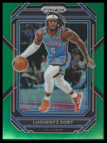 2022-23 Panini Prizm #55 Luguentz Dort Prizms Green