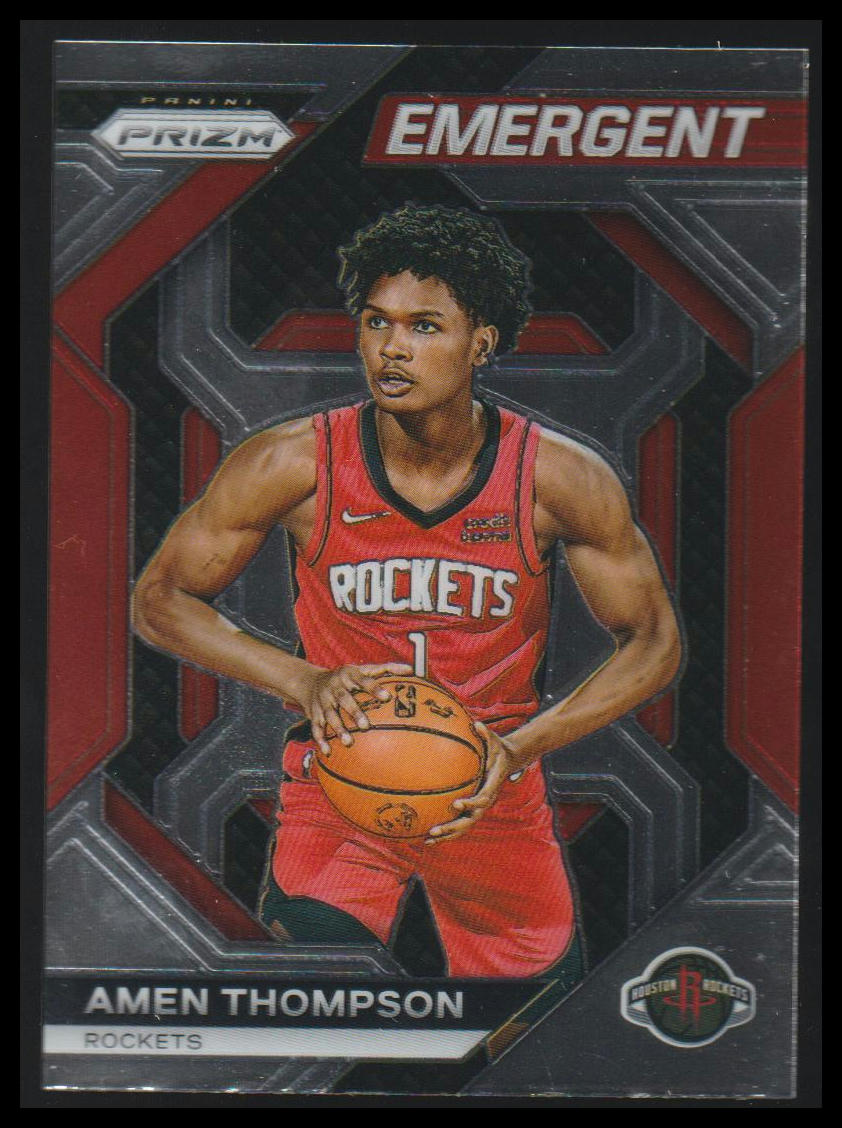 2023-24 Panini Prizm #13 Amen Thompson Emergent