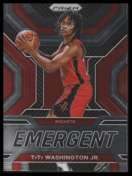 2022-23 Panini Prizm #18 TyTy Washington Jr. Emergent