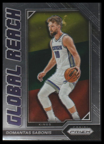 2022-23 Panini Prizm #9 Domantas Sabonis Global Reach