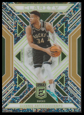 2023-24 Donruss Elite #9 Giannis Antetokounmpo Clarity International Gold #/10