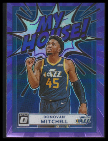 2020-21 Donruss Optic #10 Donovan Mitchell My House Purple