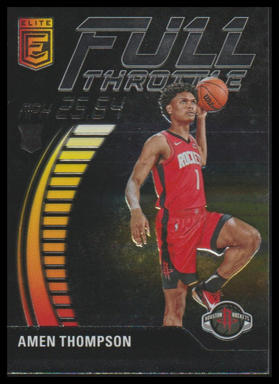 2023-24 Donruss Elite #1 Amen Thompson Full Throttle