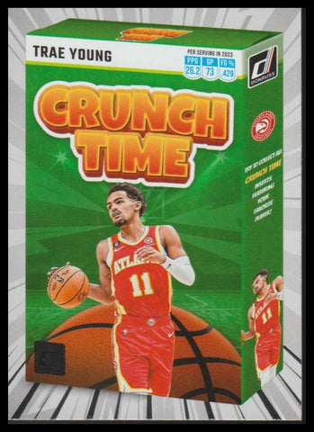 2023-24 Donruss #14 Trae Young Crunch Time