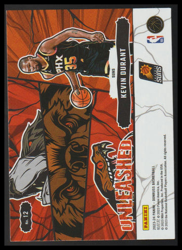 2023-24 Donruss #12 Kevin Durant Unleashed