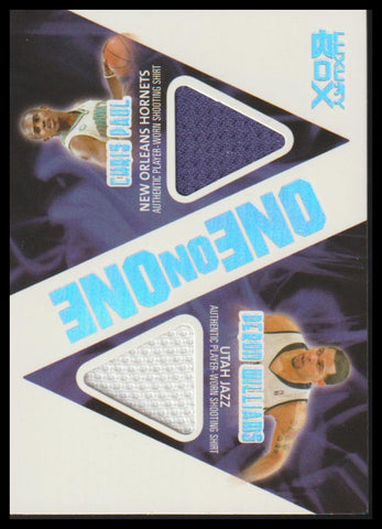 05-06 Topps #OOR-WW Chris Paul/Deron Williams One on One Dual Relics #/225