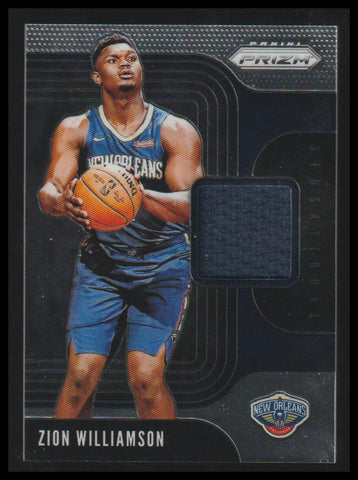 2019-20 Panini Prizm #SS-ZWL Zion Williamson Sensational Swatches