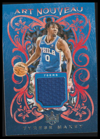 2023-24 Panini Court Kings #AN-MAX Tyrese Maxey Art Nouveau