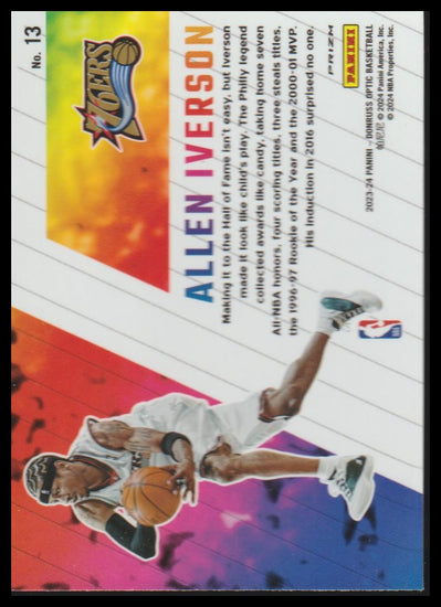 2023-24 Donruss Optic #13 Allen Iverson Phazes