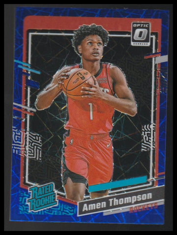 2023-24 Donruss Optic #229 Amen Thompson Blue Velocity