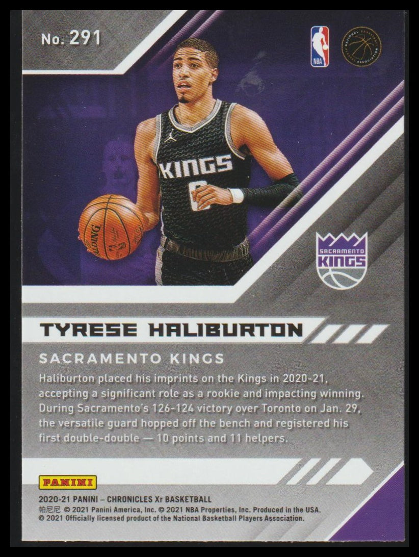 2020-21 Panini Chronicles #291 Tyrese Haliburton