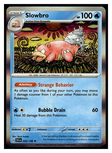 
SV01: Scarlet & Violet Base Set #043/198 Slowbro - Holo