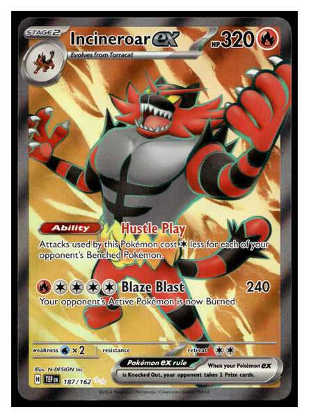 SV05: Temporal Forces #187/162 Incineroar ex