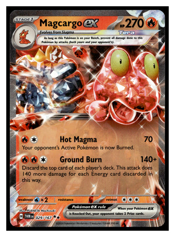 
SV06: Twilight Masquerade #029/167 Magcargo ex