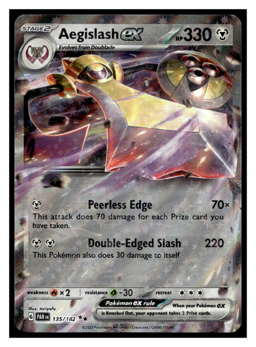 
SV04: Paradox Rift #135/182 Aegislash ex