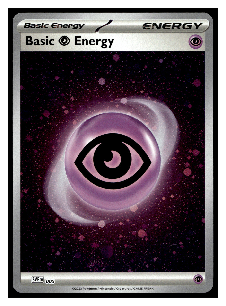 SV01: Scarlet & Violet Base Set #005 Basic Psychic Energy (Cosmos Holo)