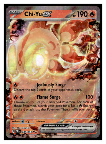 
SV02: Paldea Evolved #040/193 Chi-Yu ex