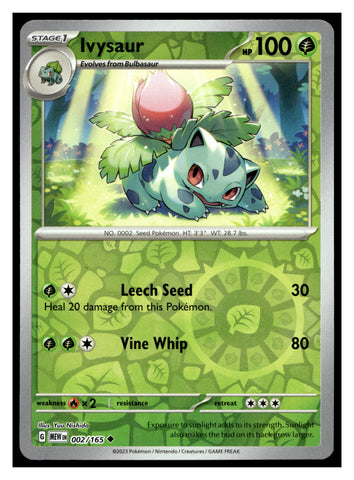 SV: Scarlet & Violet 151 #002/165 Ivysaur