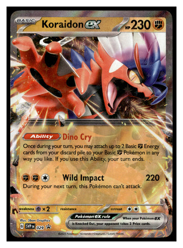 
SV: Scarlet & Violet Promo Cards #029 Koraidon ex
