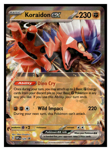 
SV: Scarlet & Violet Promo Cards #029 Koraidon ex