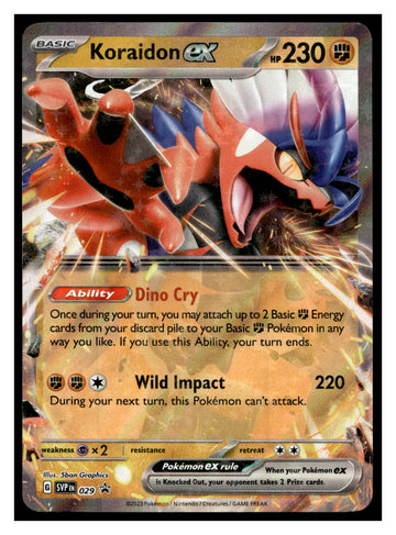 
SV: Scarlet & Violet Promo Cards #029 Koraidon ex