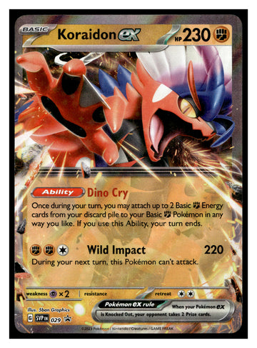 
SV: Scarlet & Violet Promo Cards #029 Koraidon ex