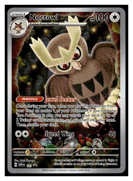 SV: Scarlet & Violet Promo Cards #141 Noctowl Holo 597