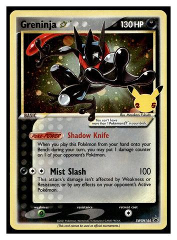 SWSH: Sword & Shield Promo Cards #SWSH144 Greninja Star