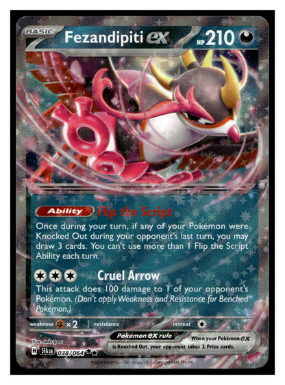 SV: Shrouded Fable #038/064 Fezandipiti ex Holo 600