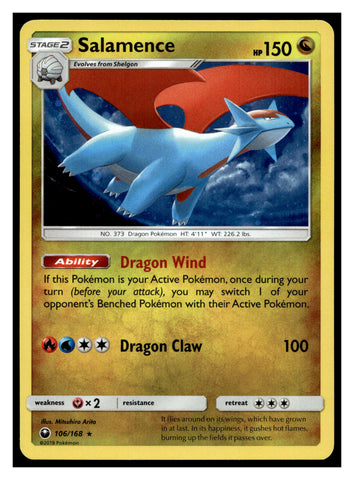 Miscellaneous Cards & Products #106/168 Salamence (Cosmos Holo)