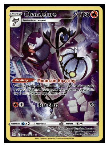 SWSH11: Lost Origin Trainer Gallery #TG04/TG30 Chandelure